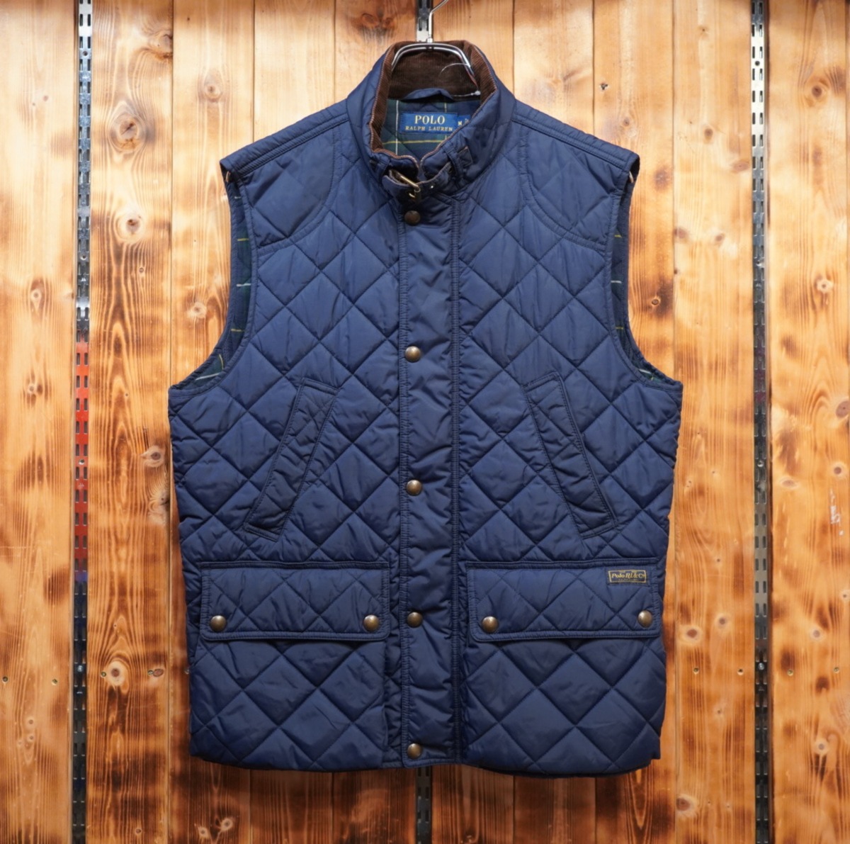 ralphlauren キルティング ベスト M/ラルフローレン | 古着屋youth vintage