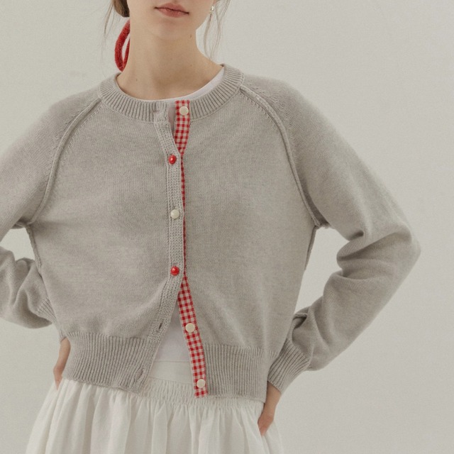 Long sleeve buttoned knit cardigan 00161