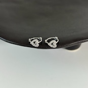 TINY HEART Hoop Pierce