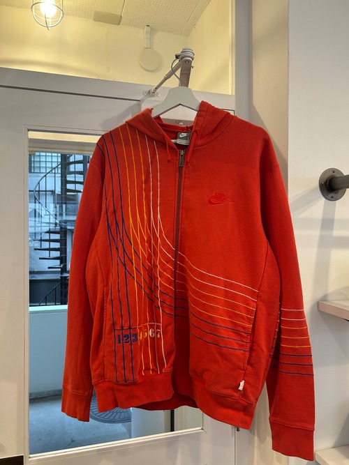 00s NIKE Track Embroidery Zip Hoodie