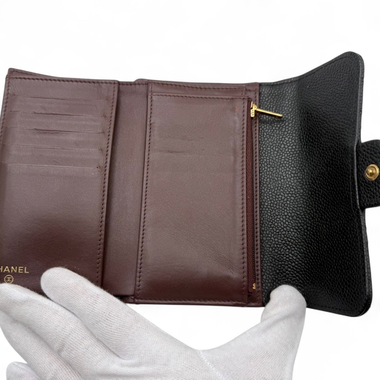 CHANEL シャネル マトラッセ ミディアム フラップ 三つ折り財布