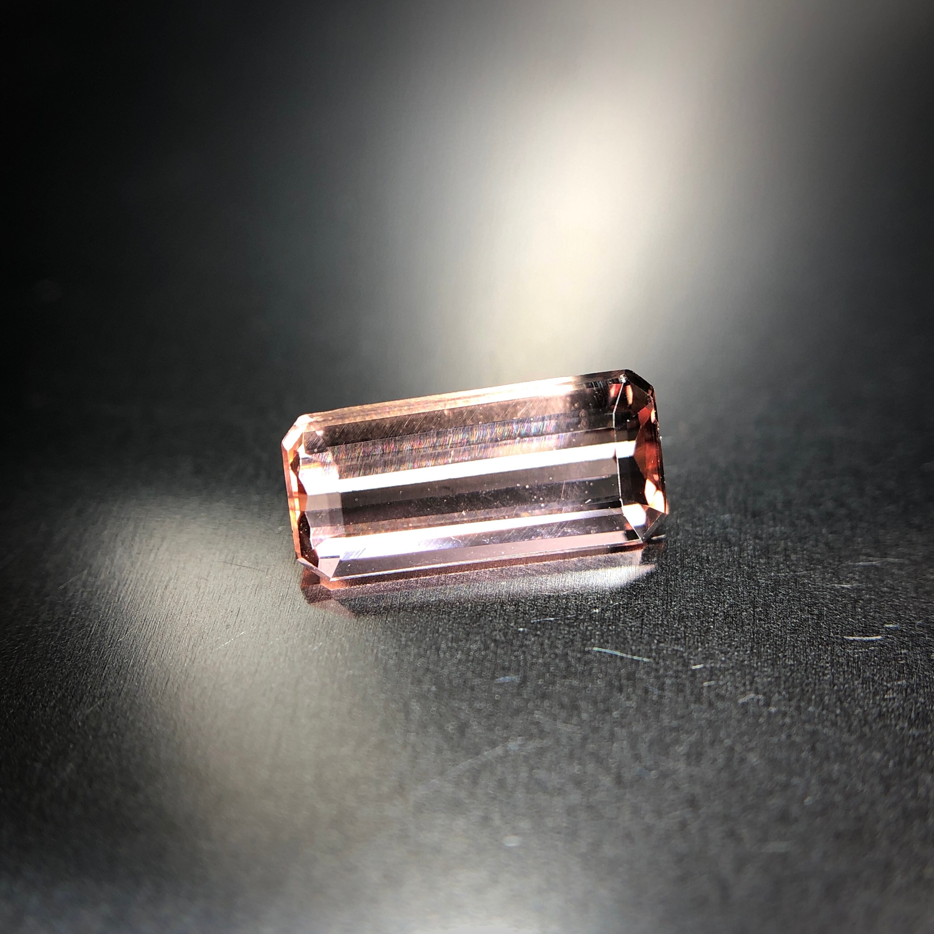 魅惑のシェリーカラー 0.88ct UP 天然 インペリアルトパーズ