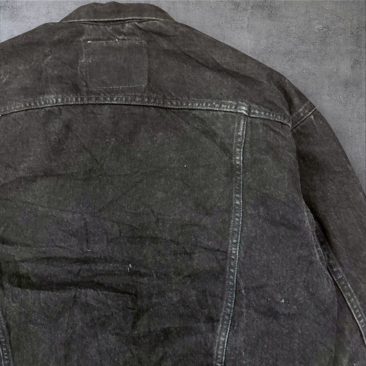 Made in USA】90's Levi's 70507-4159 Black Denim Jacket | spike osu