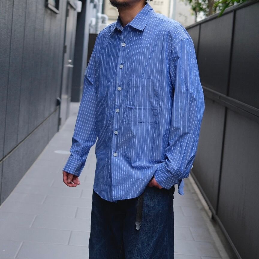 EVAN KINORI(エヴァン キノリ) / Big Shirt Two Organic Cotton