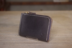 tenohira purse （BLACK×NAVY）