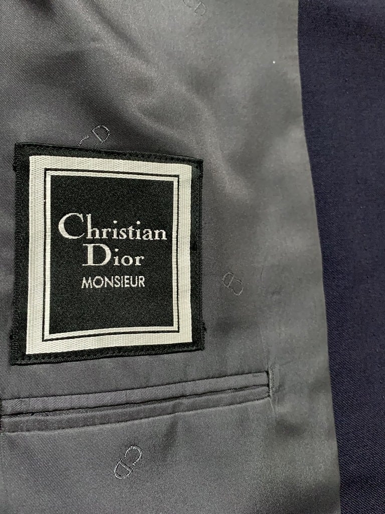 1980~90's Metal Button Design Tailored Jacket "Christian Dior"
