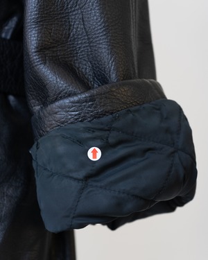 〈COMME des GARCONS〉Leather jacket 1990's