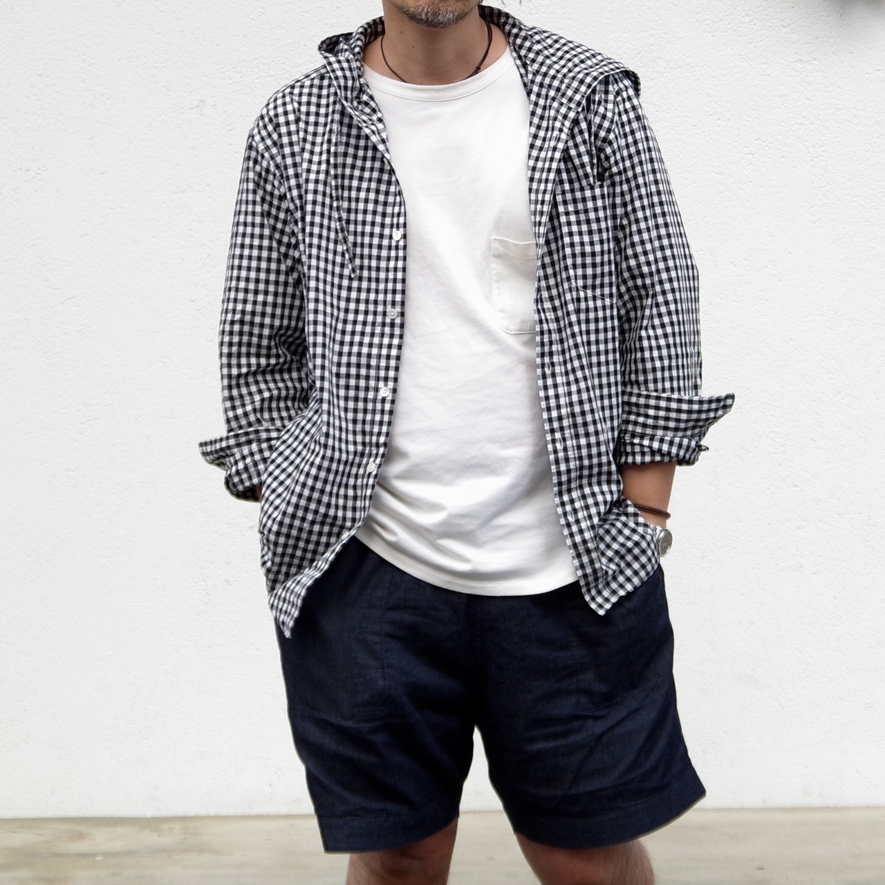 FP SUBTROPIC HOODIE SHIRT "GINGHAM"