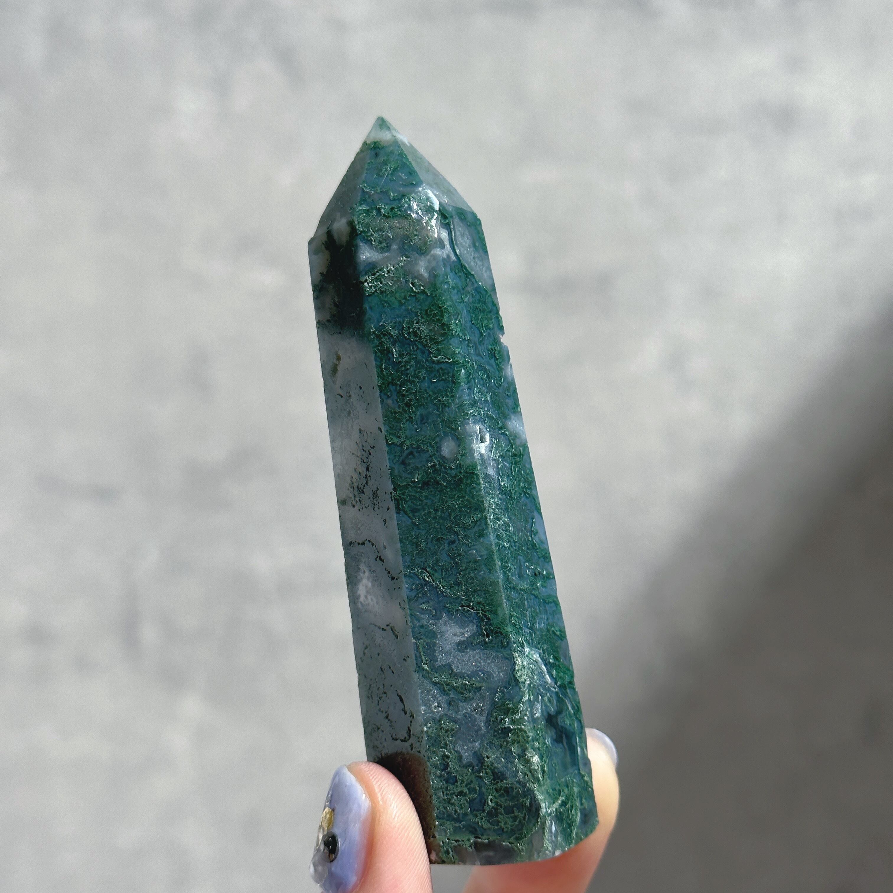 モスアゲート タワー13◇ Moss Agate ◇天然石・鉱物・パワーストーン