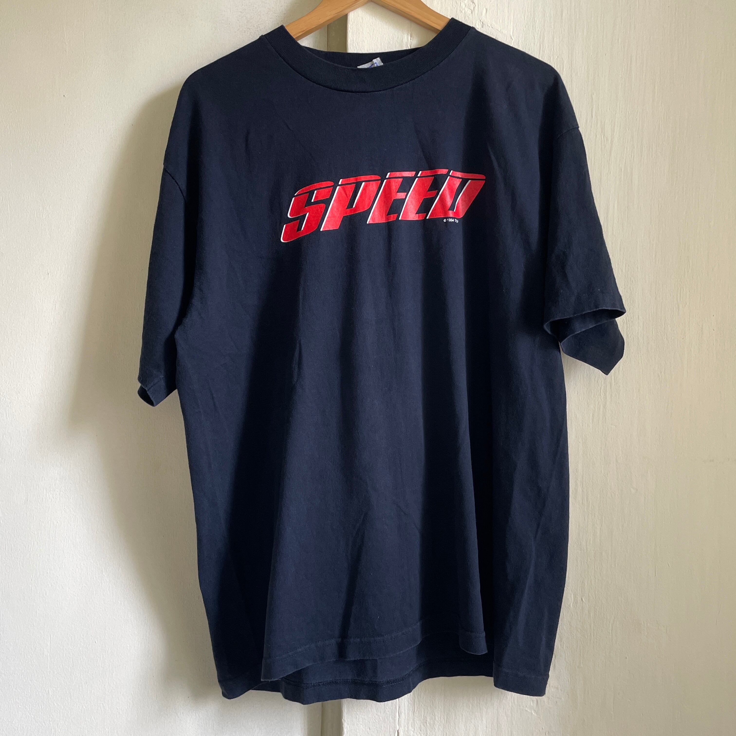 US古着 2XL ヴィンテージ Tシャツ 90s ネイビー 大きめ ゆるだぼ - Tシャツ