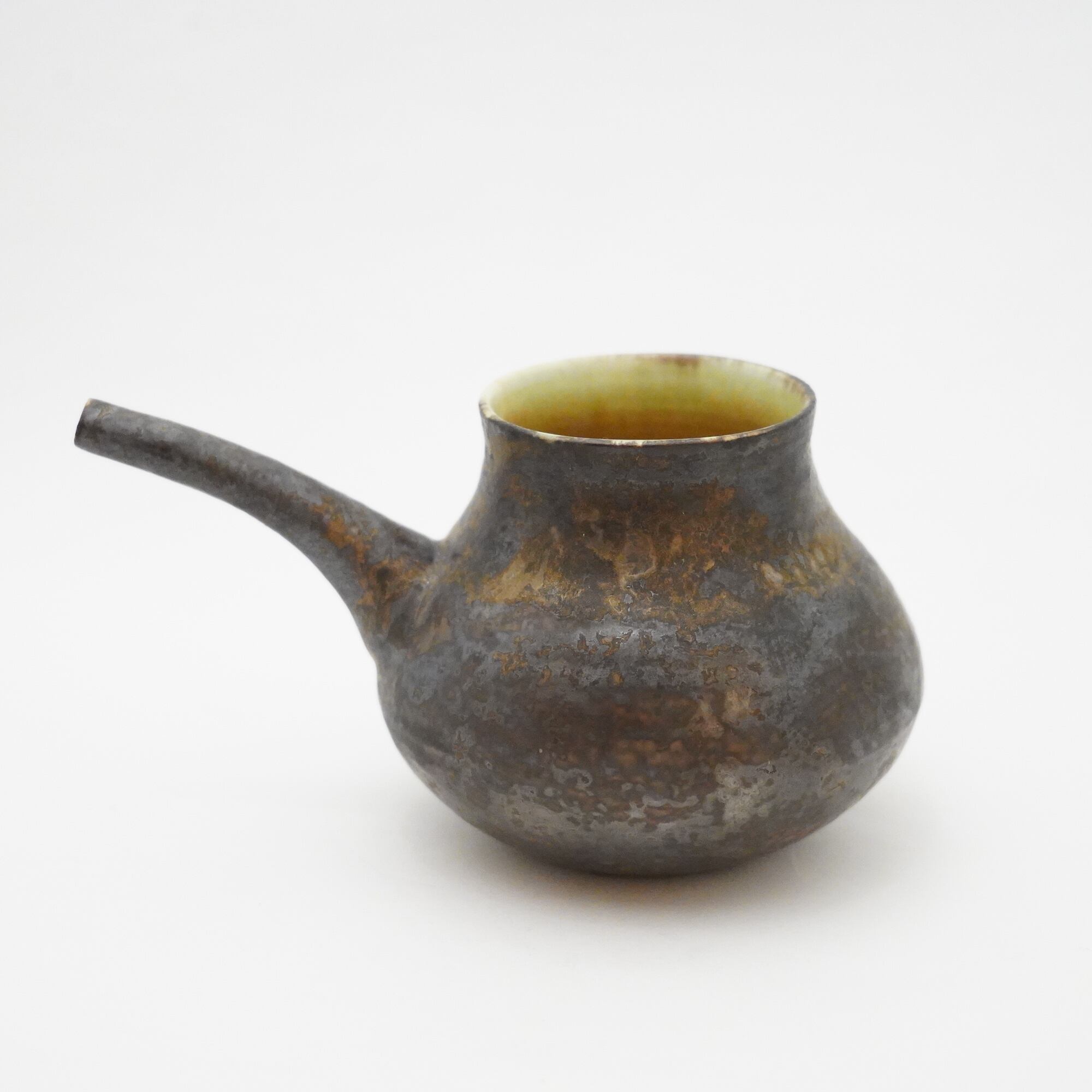 【平井 秀】黒金松灰注器