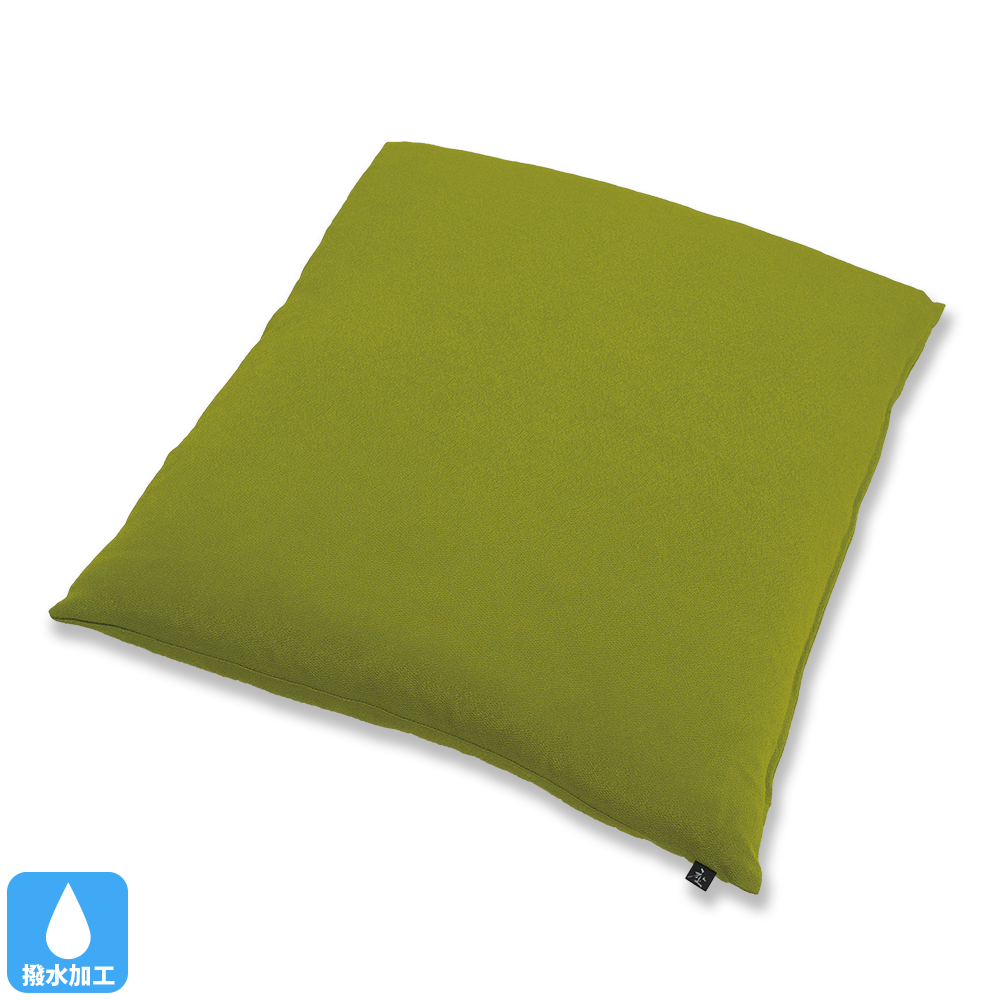 布ものがたり(ちりめん無地) 座布団(カバーのみ) GK(草色-くさいろ)59×63