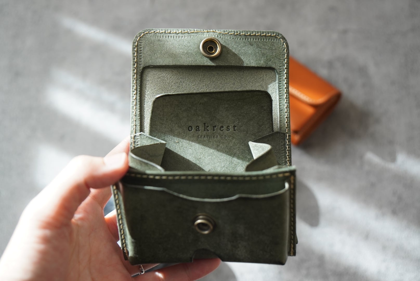 三つ折り財布 | oakrest leather work