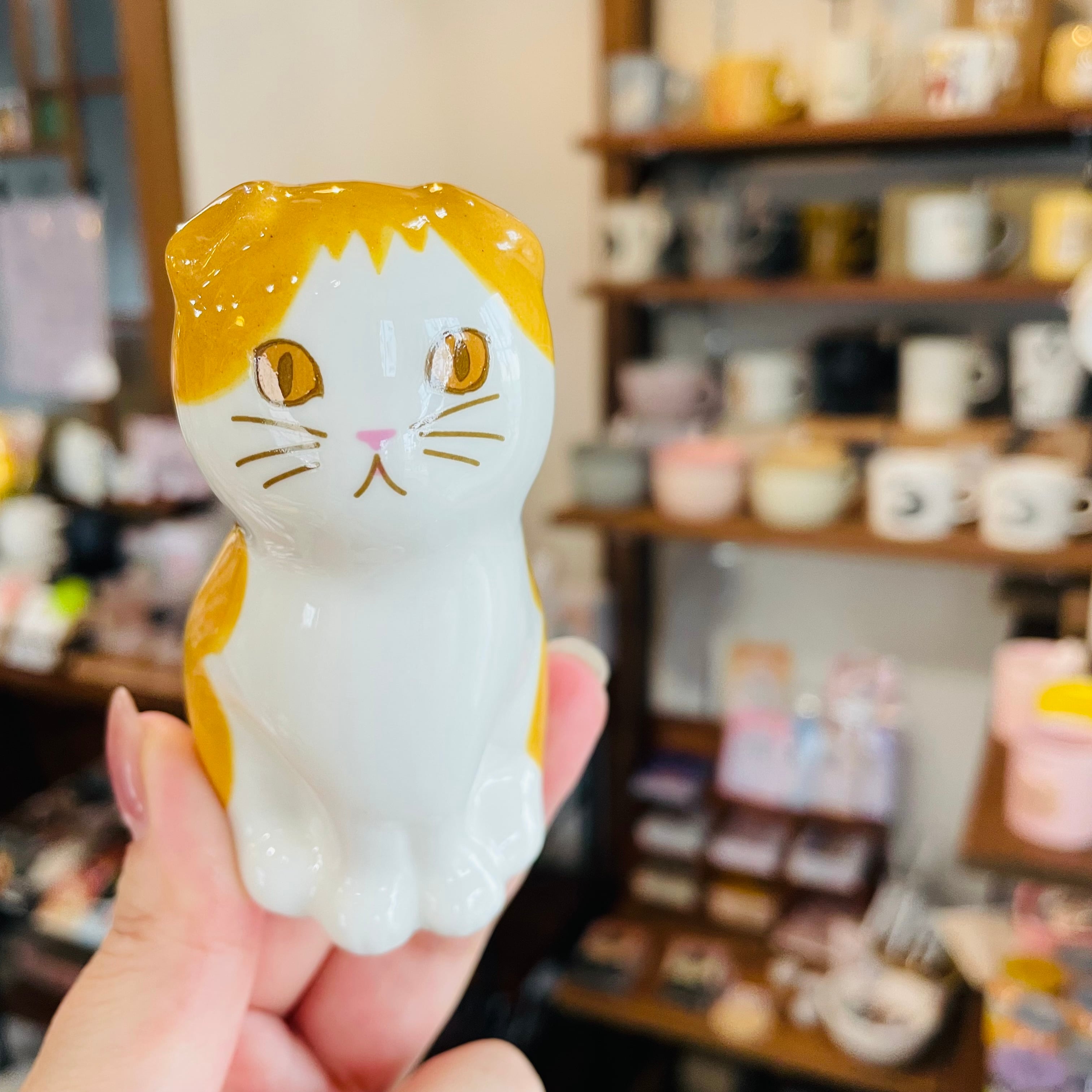 フラワーベース｜ ペンスタンド｜スコティッシュこねこA　猫 ねこ ネコ 猫雑貨 ねこモチーフ 猫グッズ ネコ柄 花瓶 花器 花びん フラワーベース 置物 オブジェ フラワーアレンジ ペン立て ペンスタンド 陶器 かわいい おしゃれ レディース プレゼント 贈り物 ギフト