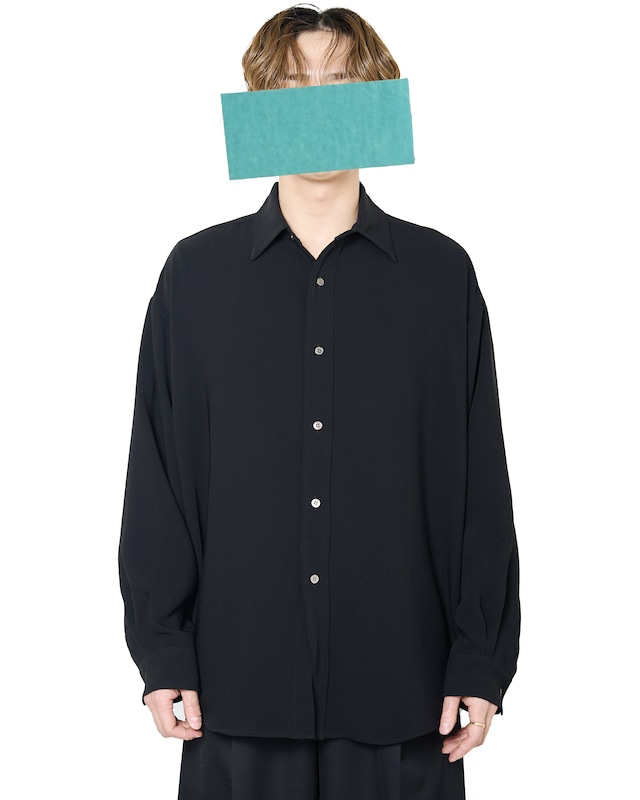 ROTOL "Fluid Wide Shirt 〔BLACK〕"