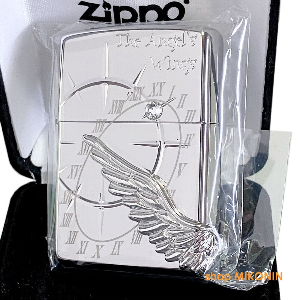 限定 ZIPPO エンジェルウィング 20周年記念 プラチナミラー ジッポー