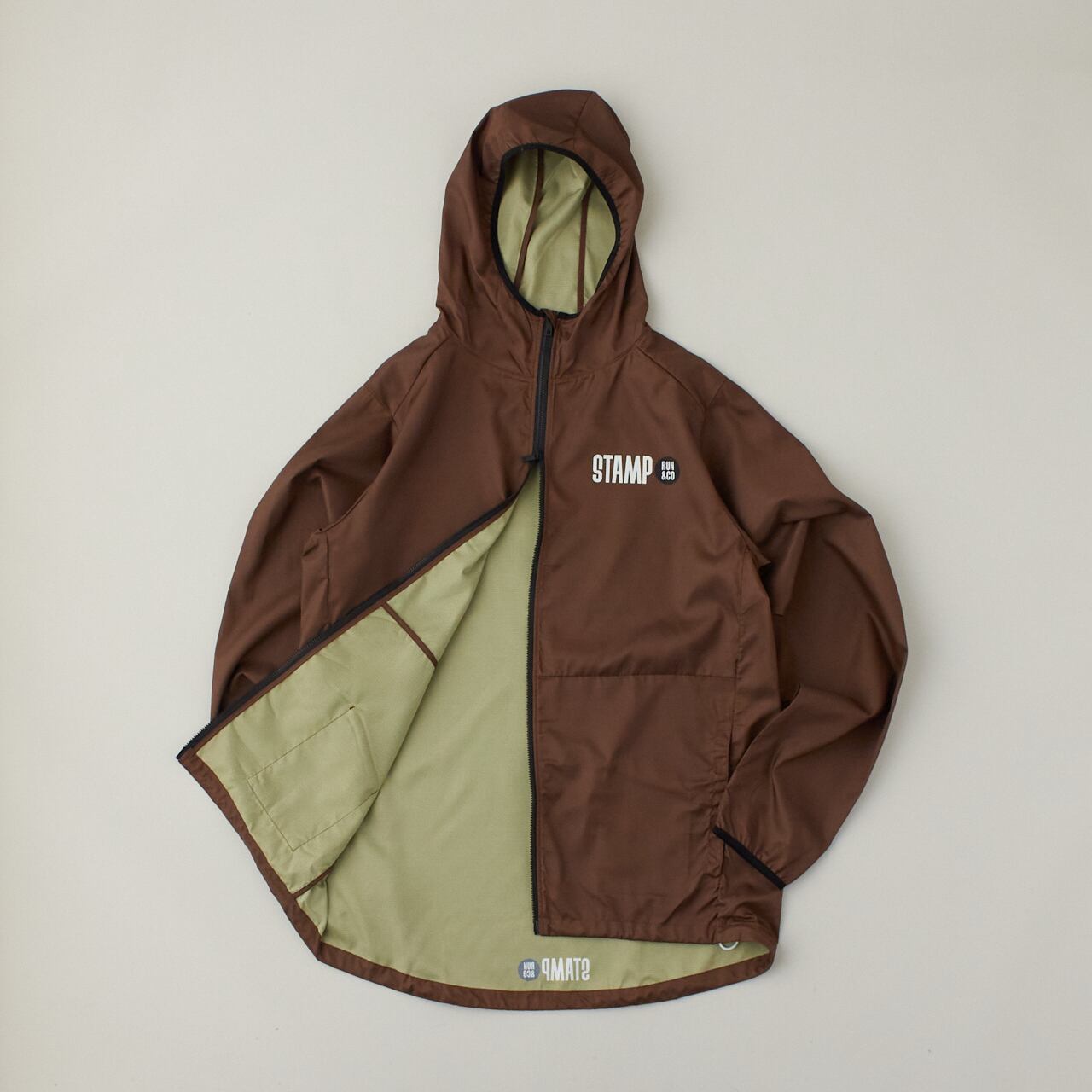 ラスト1点 XXS. STAMP RUN&CO（スタンプランアンドコー） STAMP HOODIE 