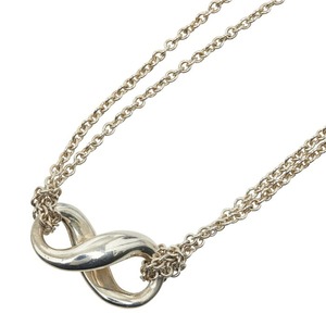 ティファニー インフィニティ ネックレス ダブルチェーン SV925 シルバー レディース TIFFANY&Co. 【中古】
