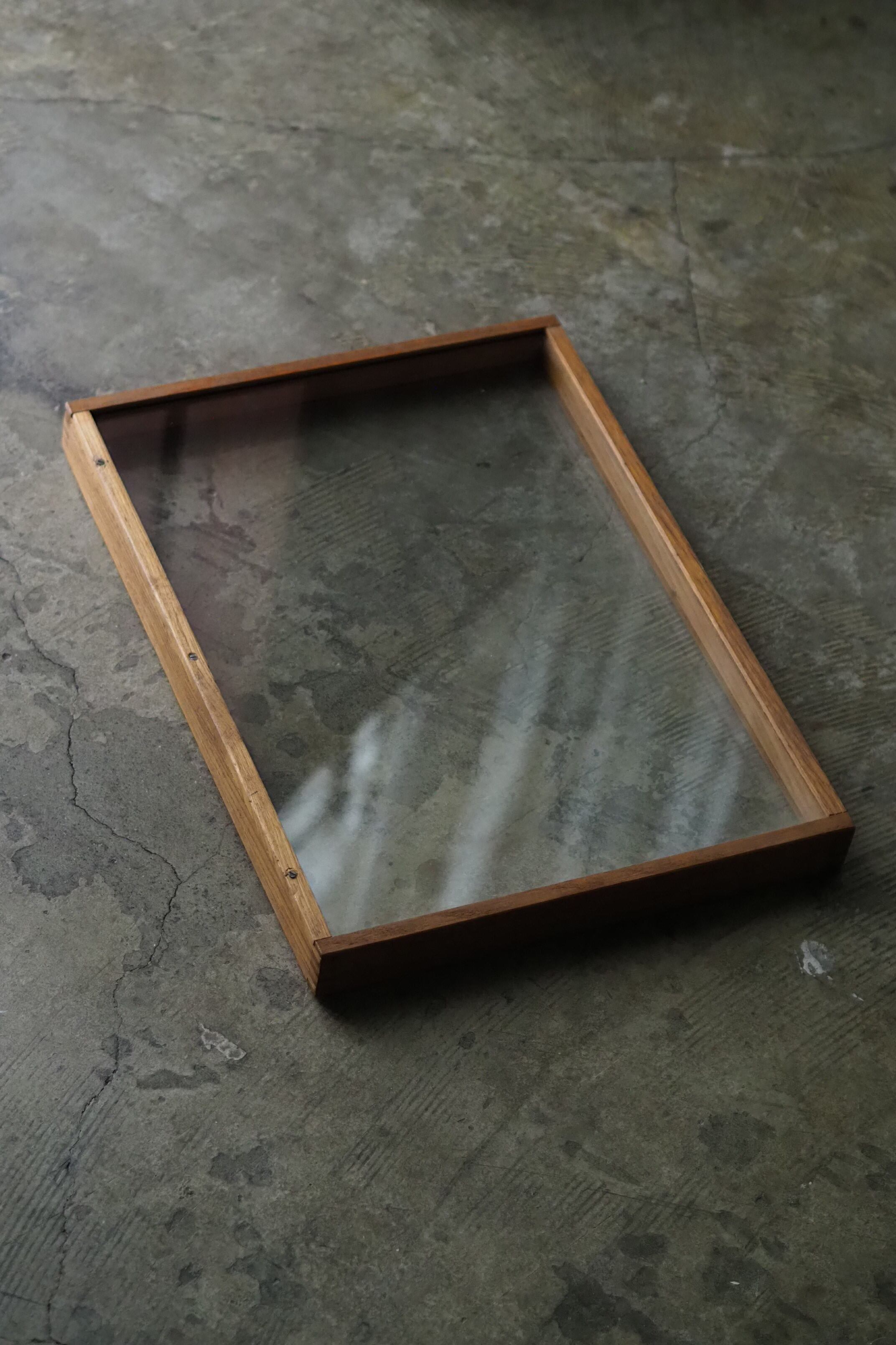 ガラス標本ケース-vintage glass case | アンティーク.ヴィンテージ