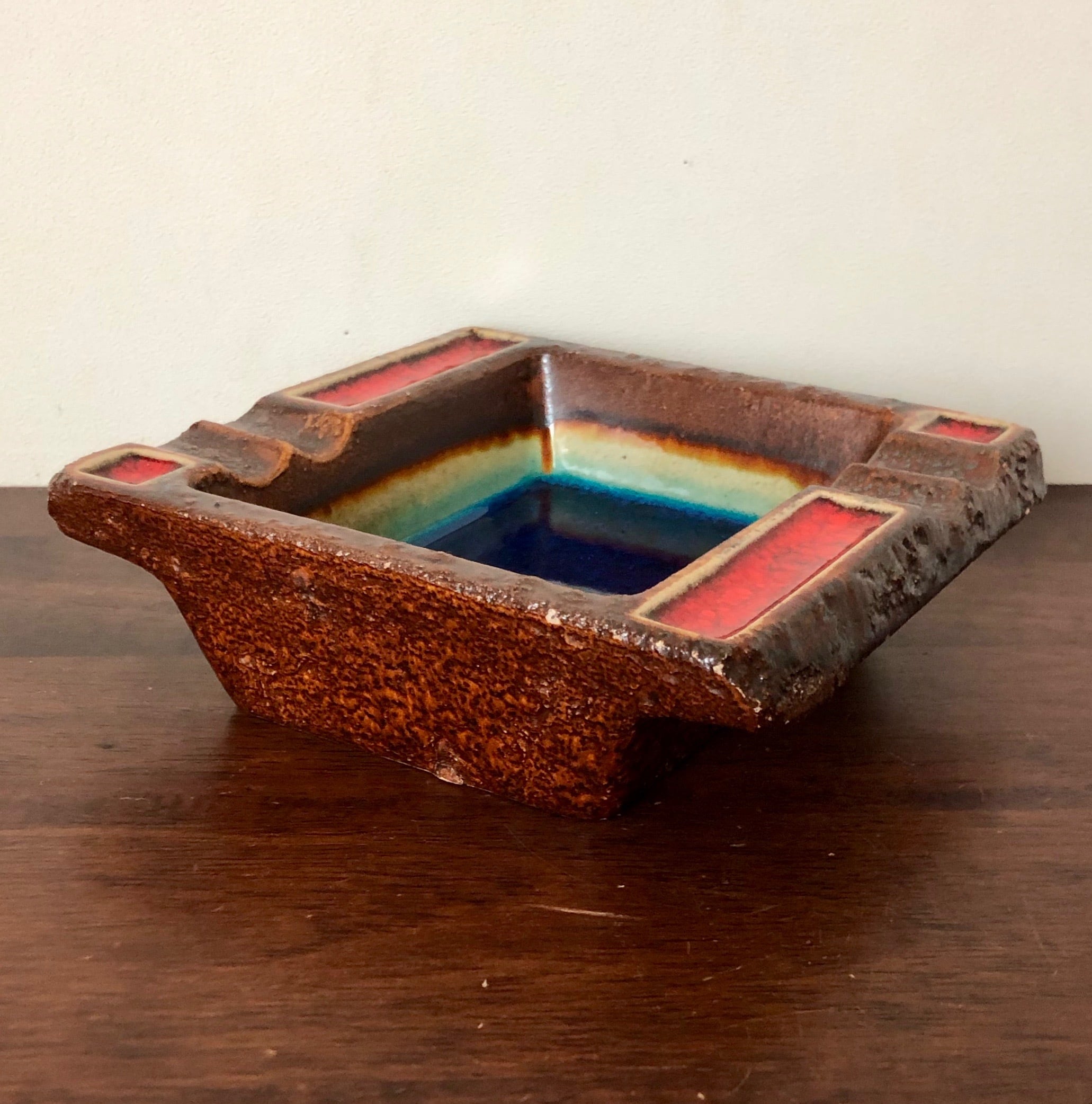 WEST GERMANY HANDARBEIT ASHTRAY | THE TIME HAS COME