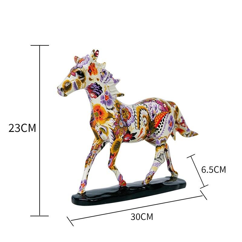 カラフル レインボーホース 馬 インテリア | Russel 海外インテリア
