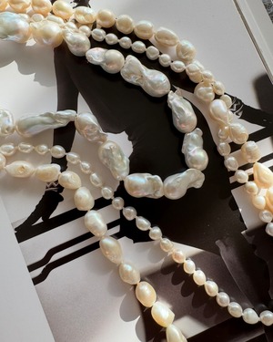 3連Pearl Necklace【M】