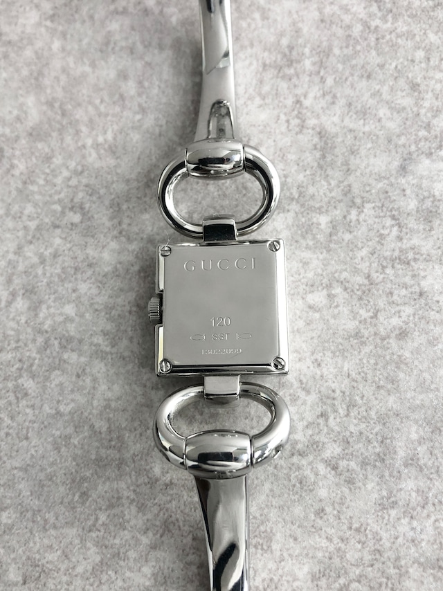 GUCCI グッチ 腕時計 シルバー ステンレススチール トルナヴォーニ 120 vintage ヴィンテージ オールド j3uxrw