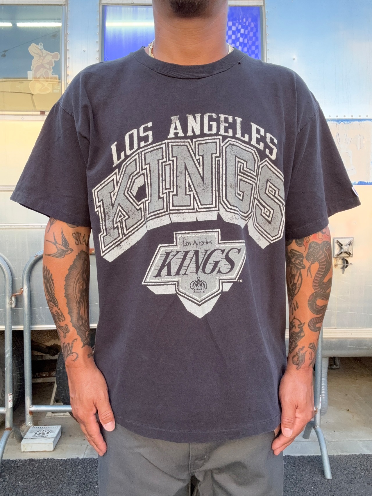 90s LOS ANGELES KINGS / LOGO7 Made in usa・画像14