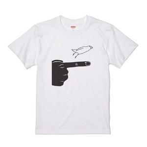 文鳥Tシャツ＃57　「ササクレと文鳥」ミサイル
