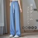 デニムパンツ レディース ワイドパンツ 薄手 ストレートパンツ 接触冷感 デニム パンツ 大きいサイズ 涼しい ボトムス ロングパンツ ジーンズ ゆったり 体型カバー ハイウエスト 大人 楽ちん ウエ