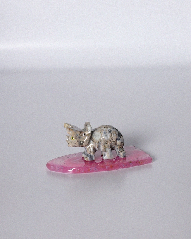 Carved Stone / Triceratops Object - 8