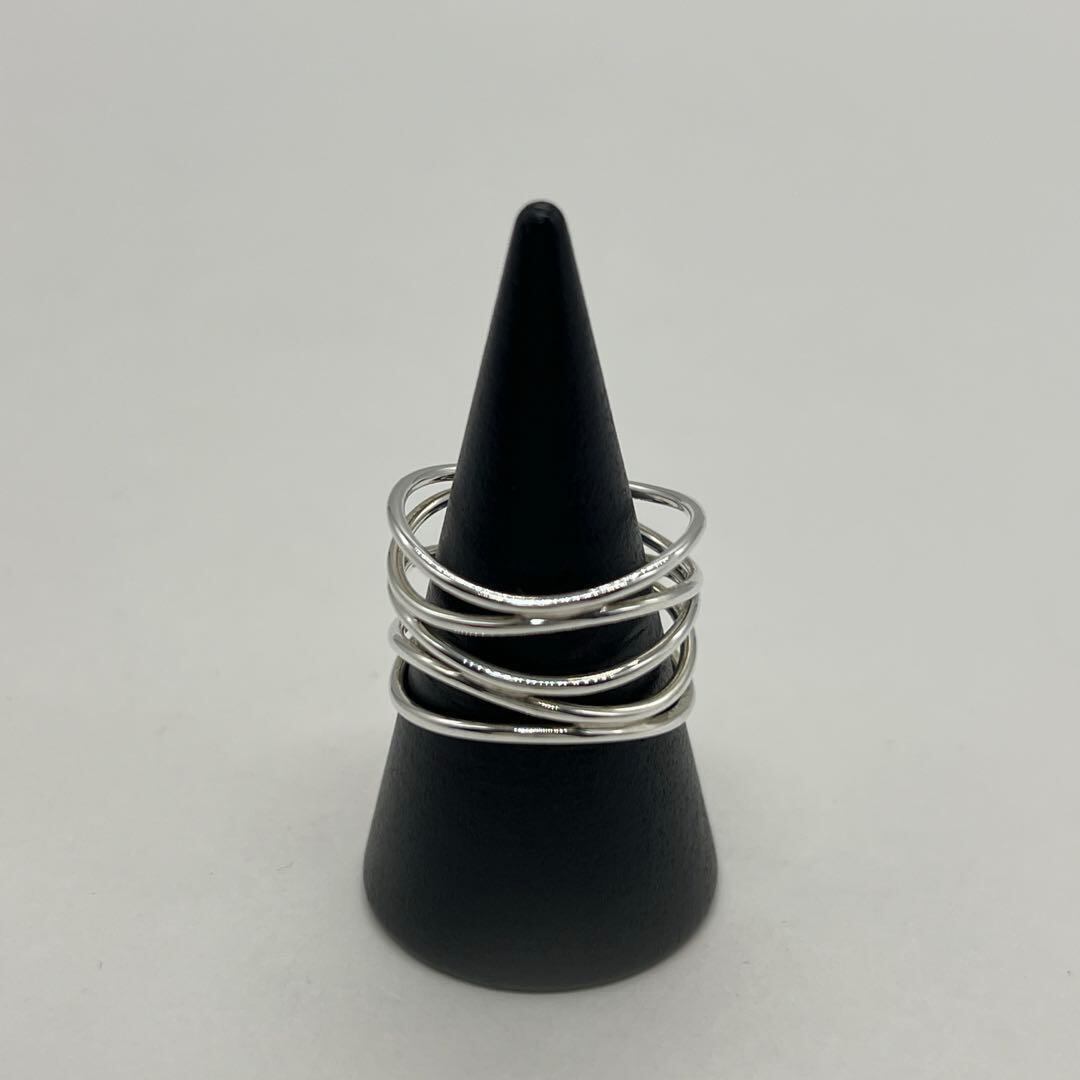 ティファニー TIFFANY エルサペレッティ ウェーブ 5ロウ リング 17号