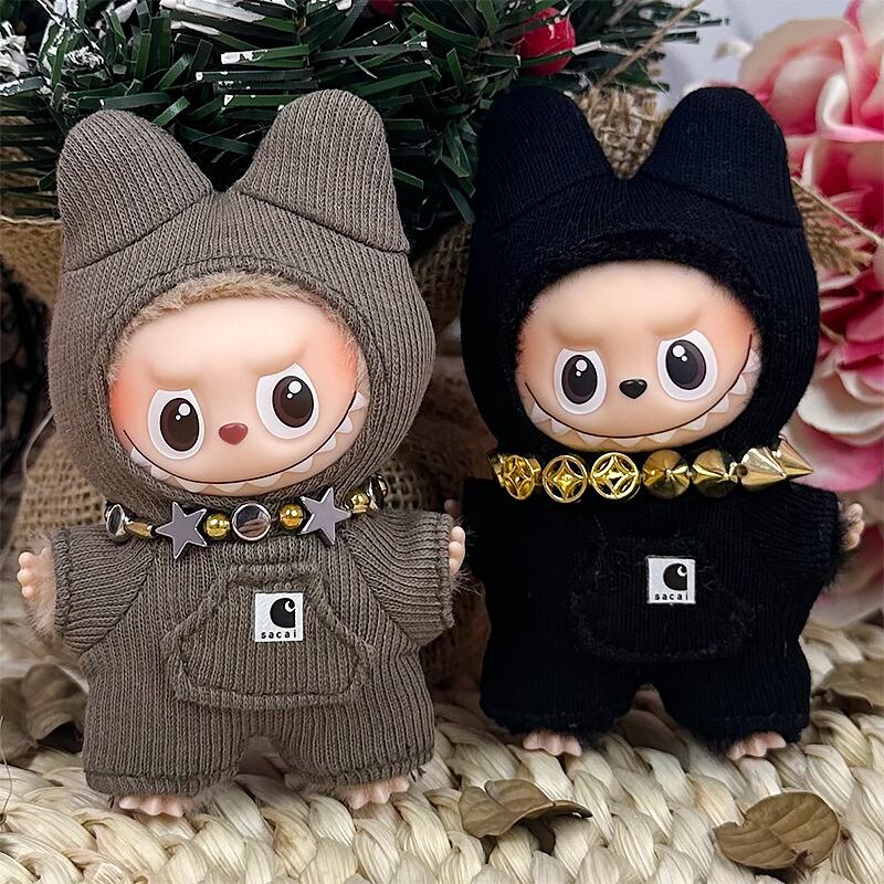 フィット感抜群ボディスーツ!スタイリッシュで可愛いデザイン♡ Labubu 唯一無二のボディスーツ ラブブ 15cm/17cm用