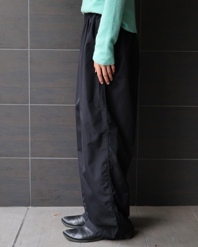 Wide Straight Nylon Pants