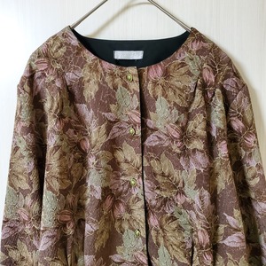 【USED】個性的　シャツ　花柄