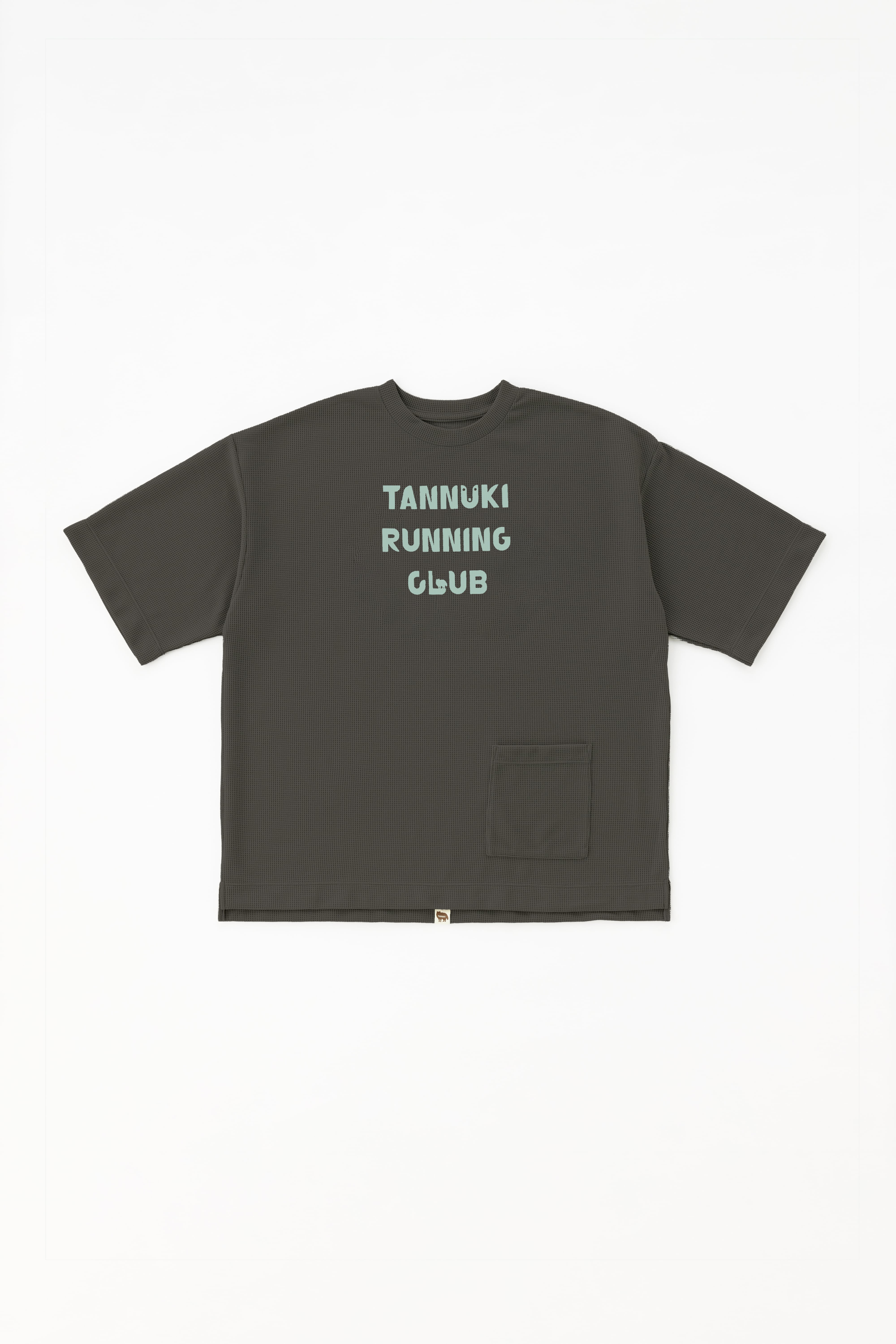 Waffle TRC BigT : Color Sepia2/ Print Color Light Blue