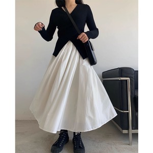 Flare volume tulle skirt