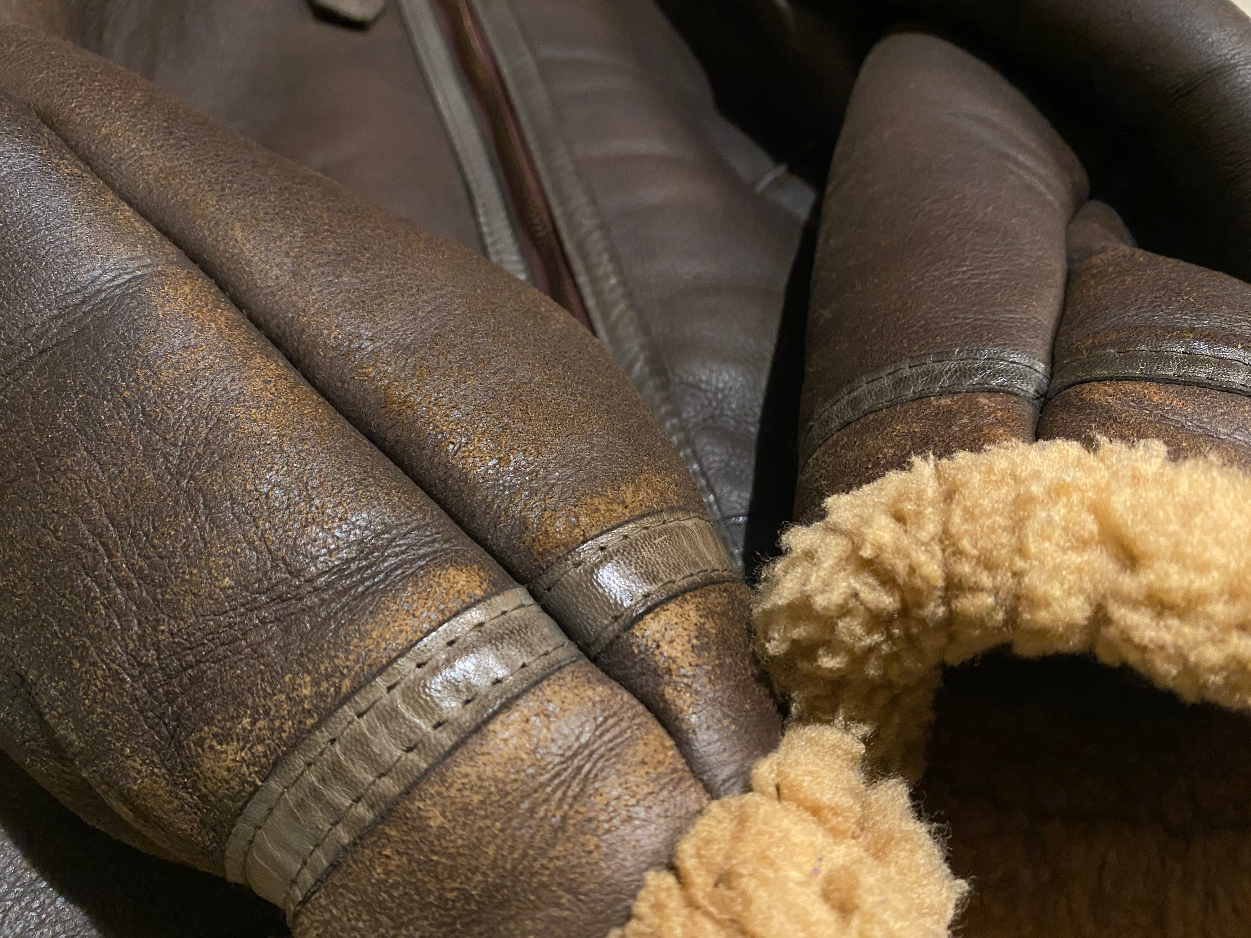 80s US SHEEPSKIN シープスキン B-3 ムートン フライト 80s US SHEEPSKIN シープスキン B-3 ムートン フライト