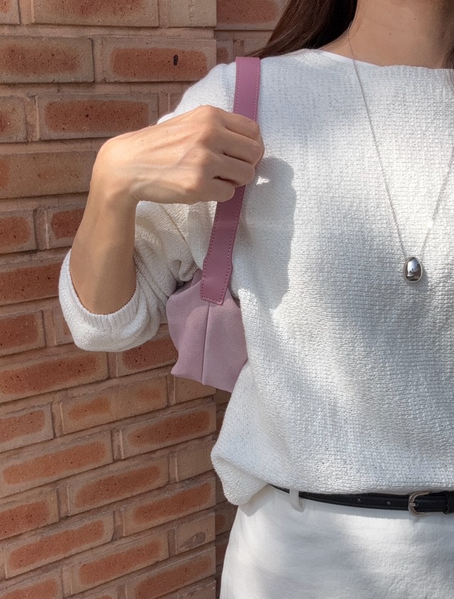 (即納) Fil. / Line leather belt 1color