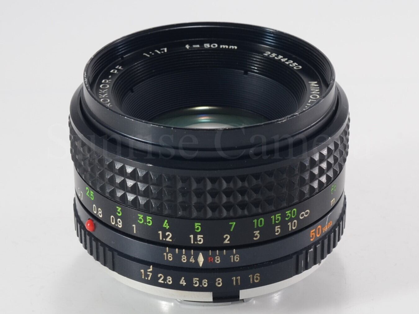 MINOLTA MC ROKKOR-PF 50mm F1.7 整備済 ミノルタ (60094
