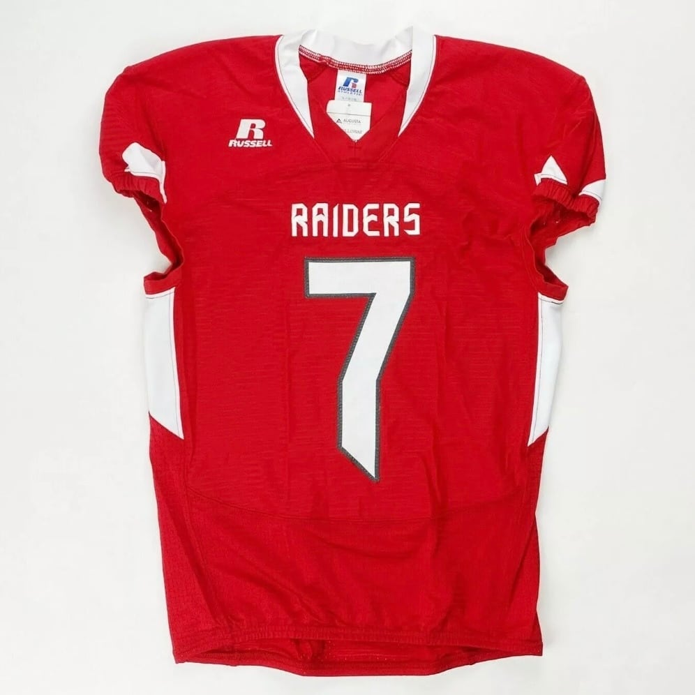 【L】Russell Athletic Raiders #7 アメフト ジャージ/メッシュ