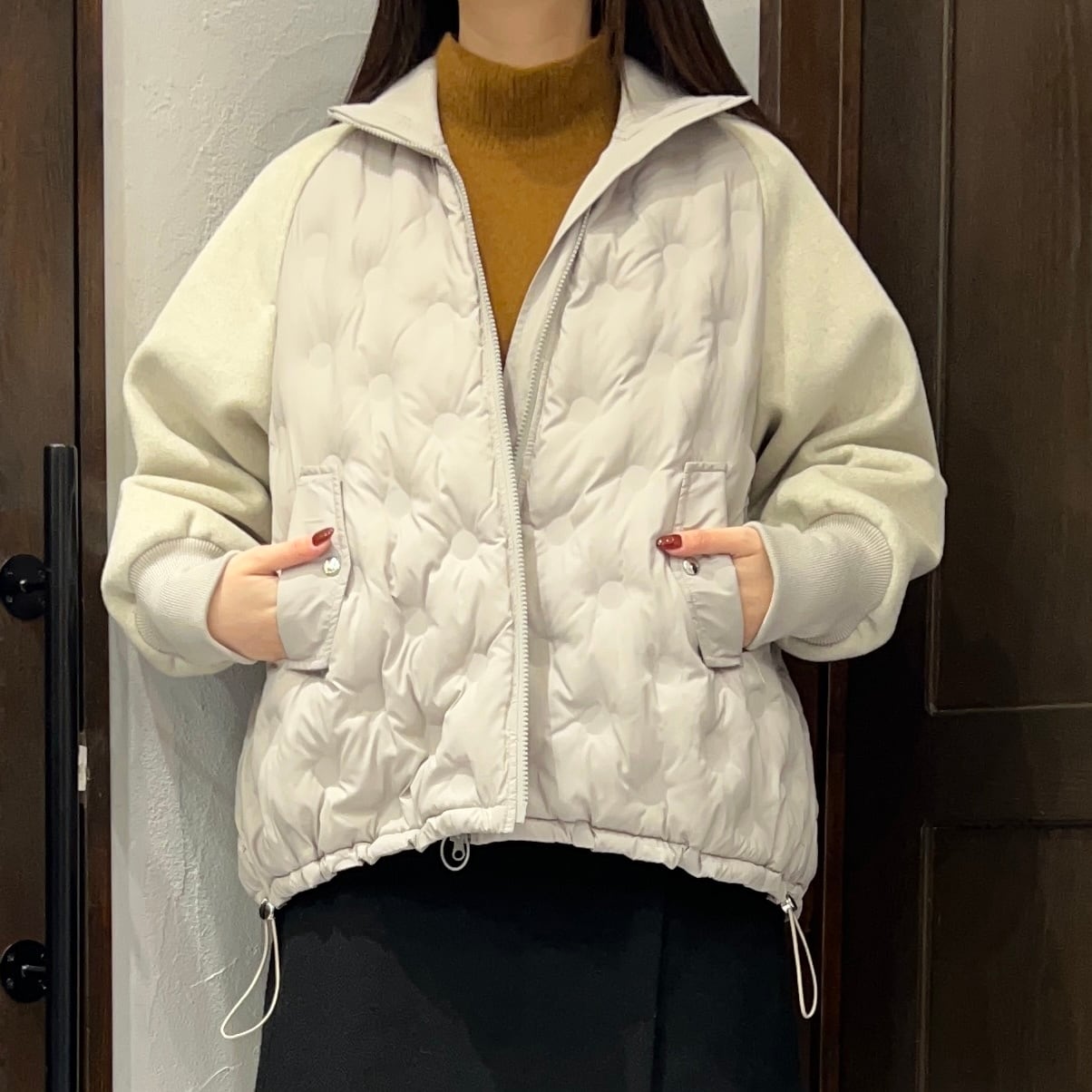 COEL/フラワーボアジップブルゾン | 20ｰtwentyｰ