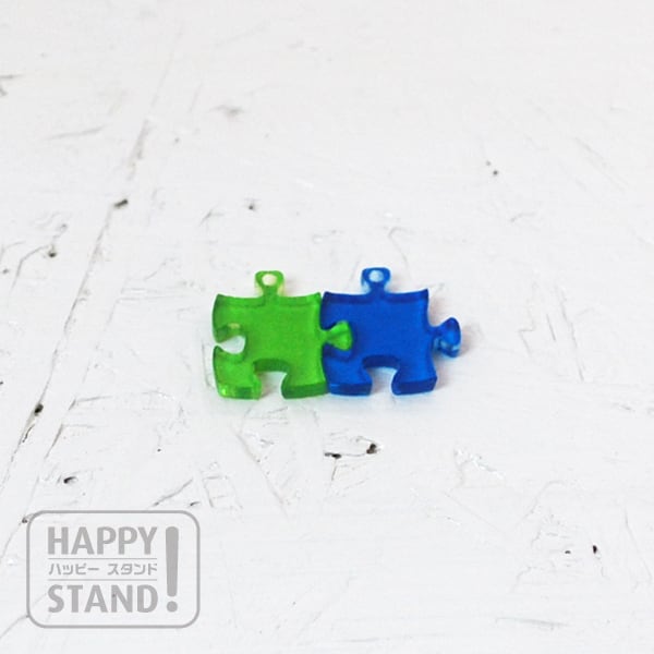 パズル ブルー》アクリルチャーム | happystand
