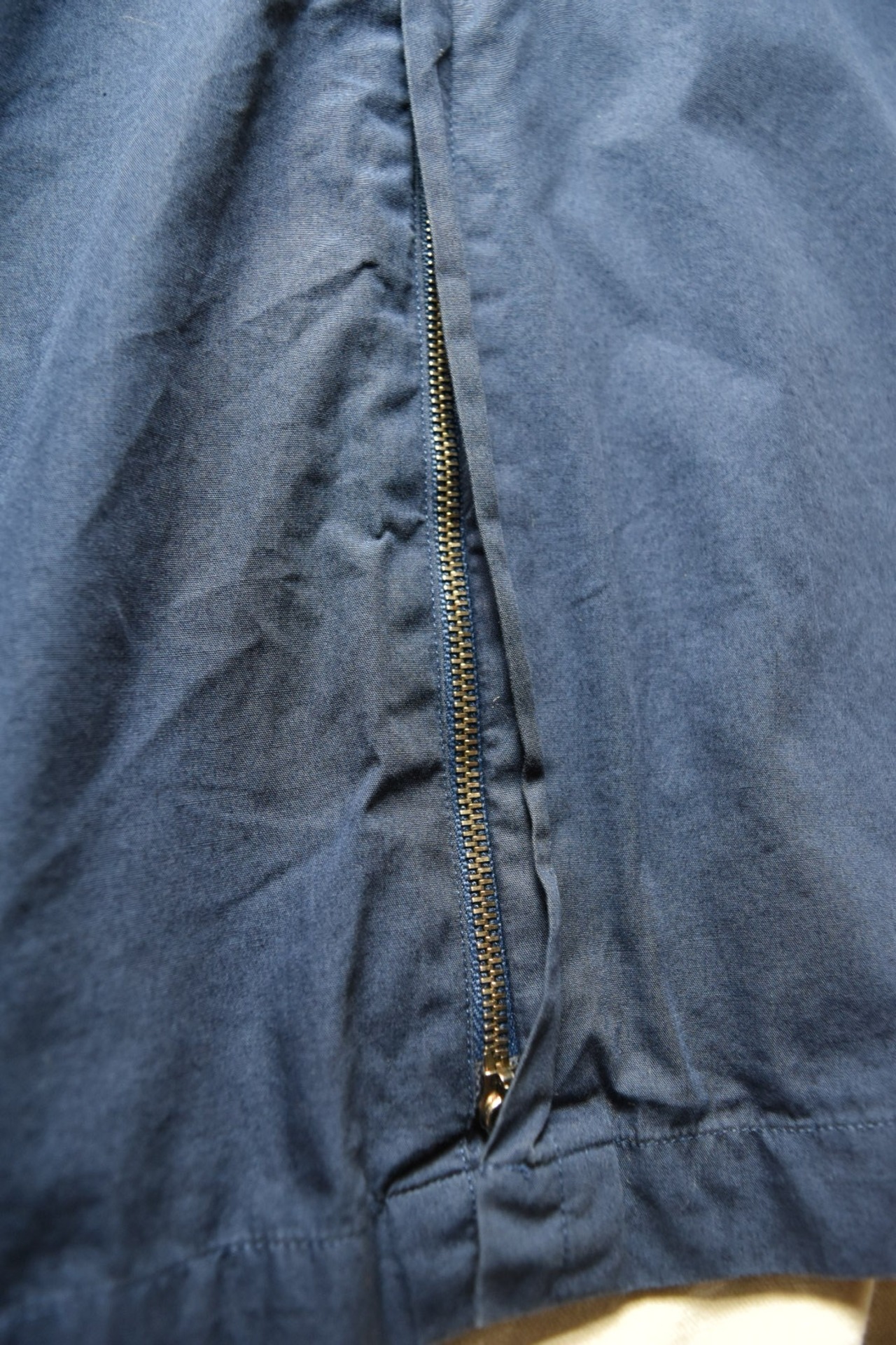 "KENZO HOMME" Navy zip-up shirt