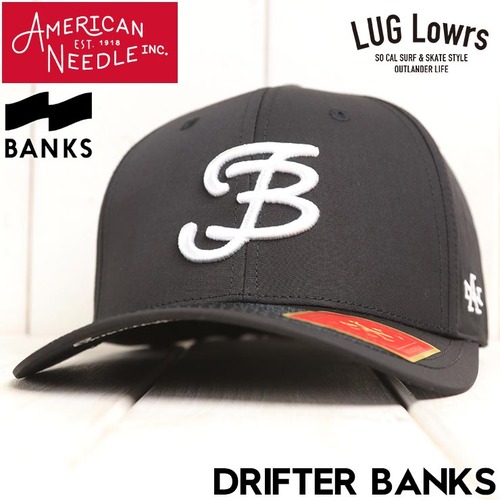 AMERICAN NEEDLE アメリカンニードル DRIFTER-BANKS BANKS JOURNAL コラボ スナップバックキャップ 帽子 SMU812A-BANK 日本代理店正規品