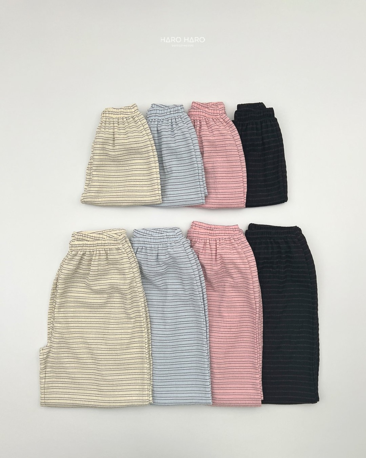 [HARO HARO] (Children's) Striped Relax Pants (2XL/3XL/4XL) / [하로하로] (아동)단가라고쟁이팬츠 (2XL/3XL/4XL)