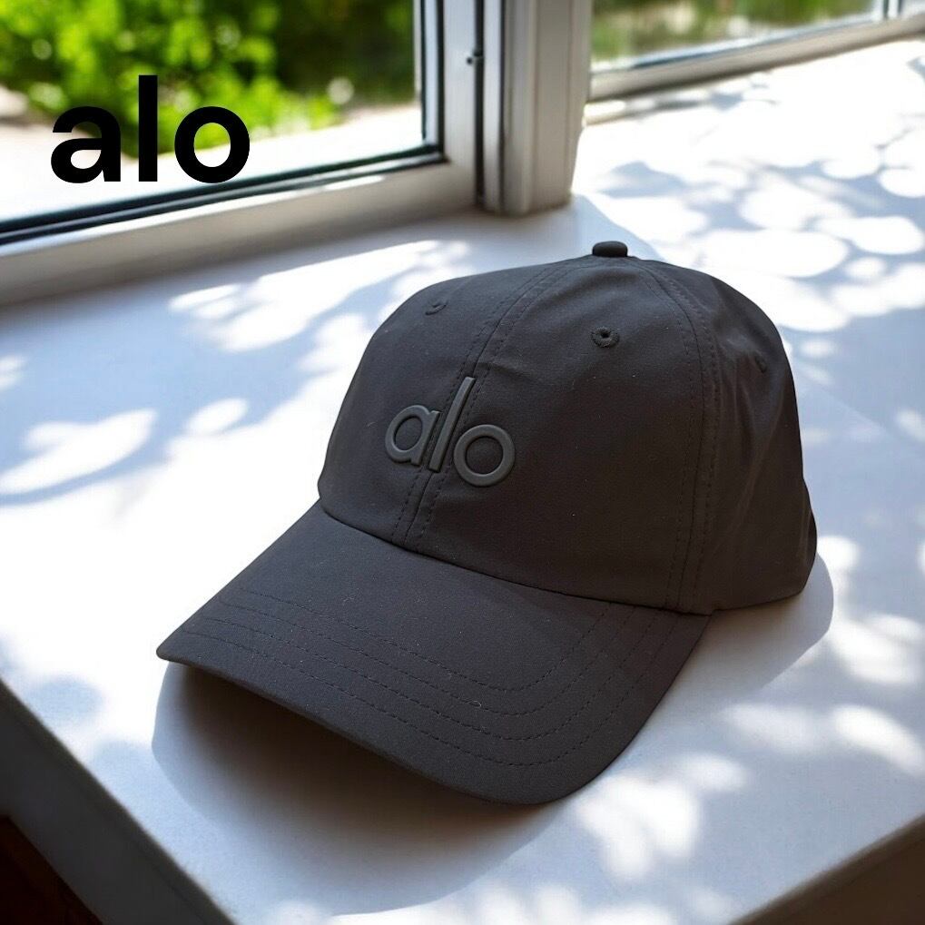 alo】【Performance Off‐ Duty Cap】キャップ ハット ブラック ロゴ