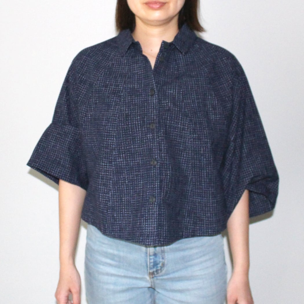 文人柄 ショートボレロ