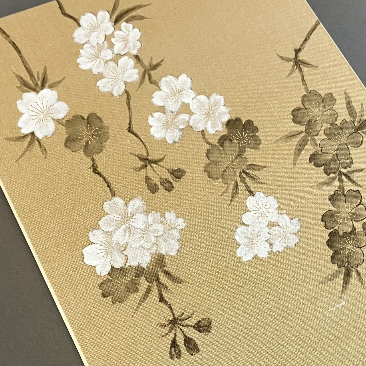 金彩絹紙アートパネル「しだれ桜」 | 伊と幸公式オンラインストア