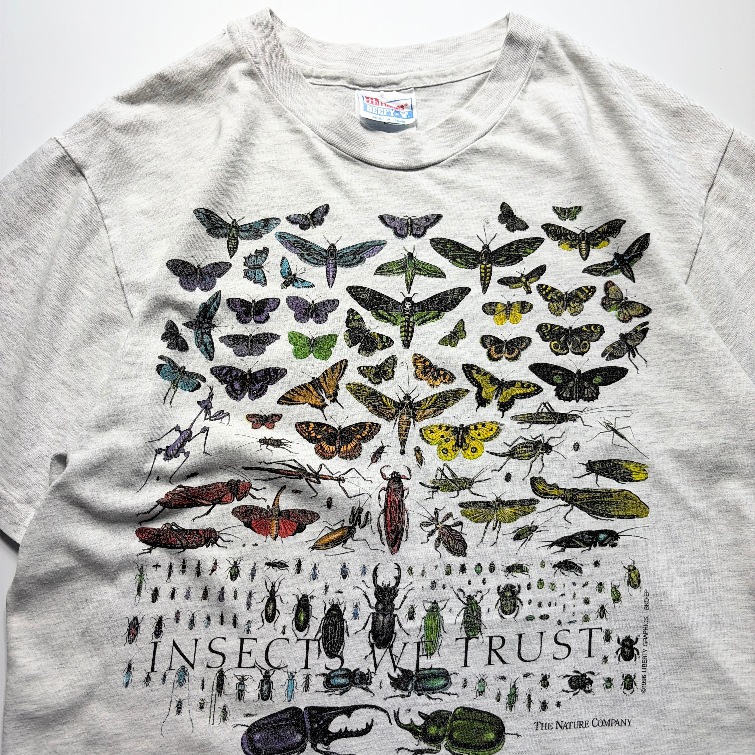90s The Nature Company Insect Chart Tee